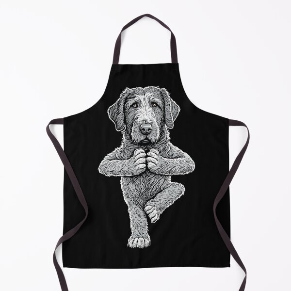 Item preview, Irish Wolfhound Yoga Dog Puppy Funny Dogs Tree Pose Asana designed and sold by GrandeDuc.