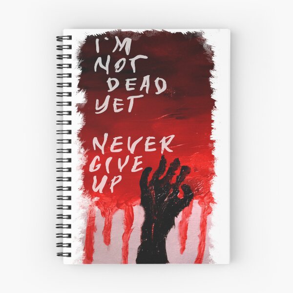 Item preview, Never give up hande horror designed and sold by coyoteink.