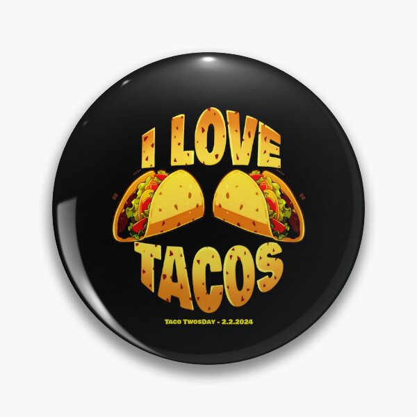 Item preview, I Love Tacos Taco Twosday February 2nd 2024 Taco Tuesday Shirt by Zeesdesign on Redbubble designed and sold by ZEESDESIGN.