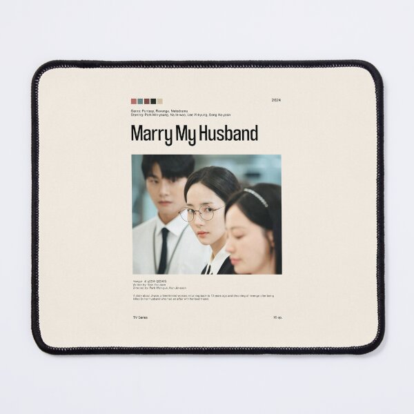 Item preview, Marry My Husband, Minimalist kdrama (2024) designed and sold by PinkandP.