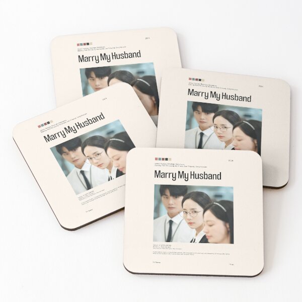 Item preview, Marry My Husband, Minimalist kdrama (2024) designed and sold by PinkandP.