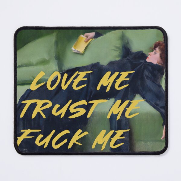 Item preview, Love Me Trust Me Fuck Me / Yellow Version designed and sold by THE ART CONCEPT GALLERY.