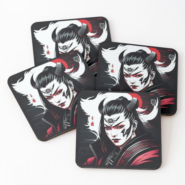 Item preview, cyberpunk samurai Japanese | サイバーパンクサムライ #1 designed and sold by Nagikseyanart.