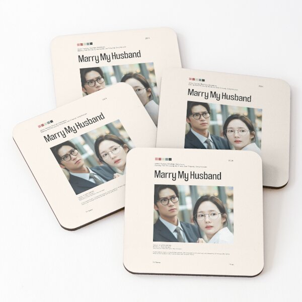 Item preview, Marry My Husband, Minimalist kdrama (2024) designed and sold by PinkandP.