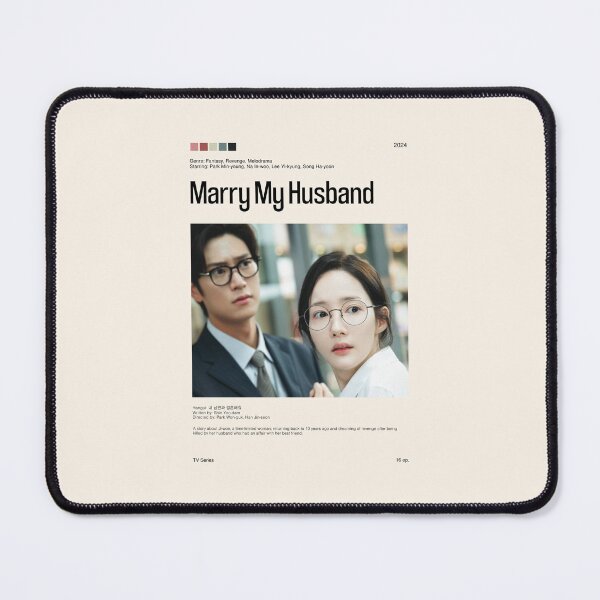 Item preview, Marry My Husband, Minimalist kdrama (2024) designed and sold by PinkandP.