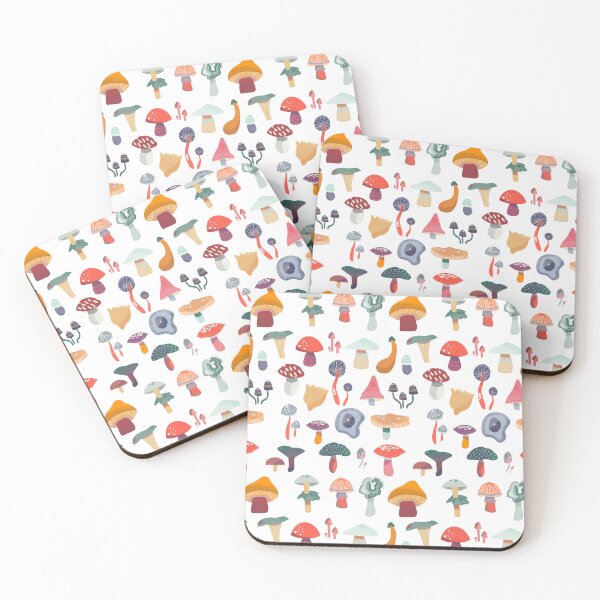 Item preview, Field of mushrooms  designed and sold by Bloomsburrowers.