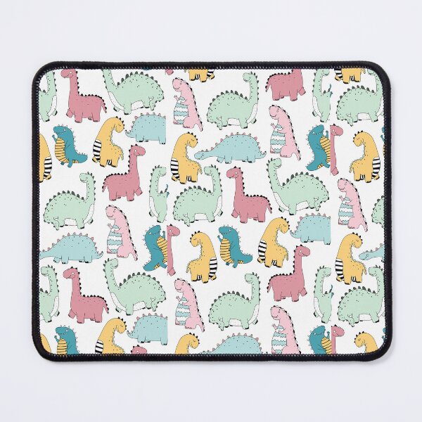Item preview, Seamless Pattern with Colored Dinosaurs designed and sold by Funwaytrend.