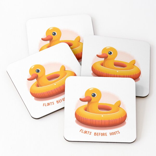 Item preview, Duck Floatie: Floats Before Hoots designed and sold by Dungeon-Depot.