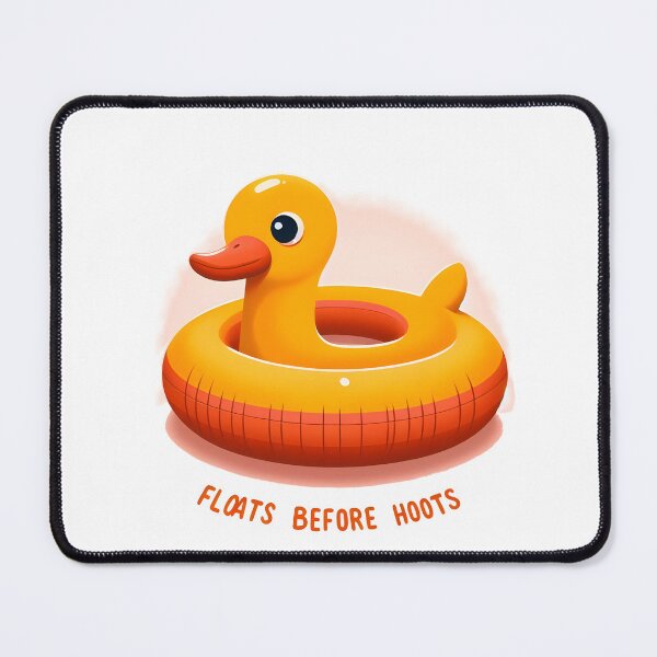 Item preview, Duck Floatie: Floats Before Hoots designed and sold by Dungeon-Depot.