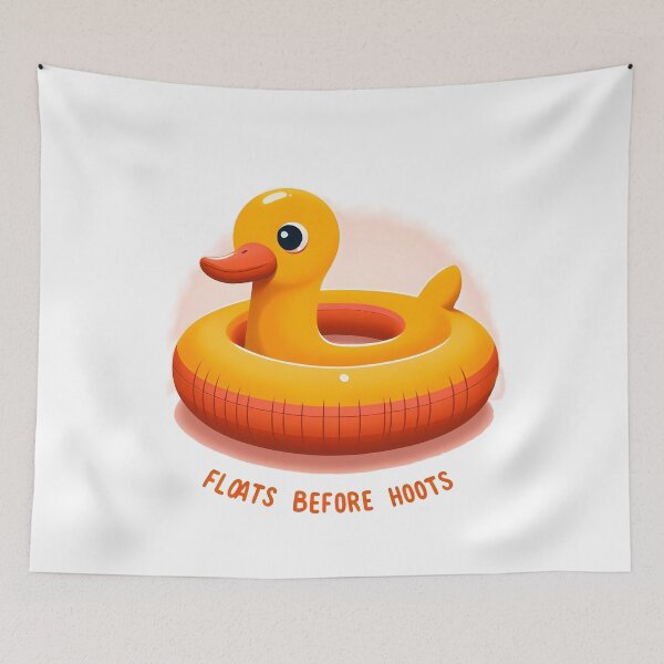 Item preview, Duck Floatie: Floats Before Hoots designed and sold by Dungeon-Depot.