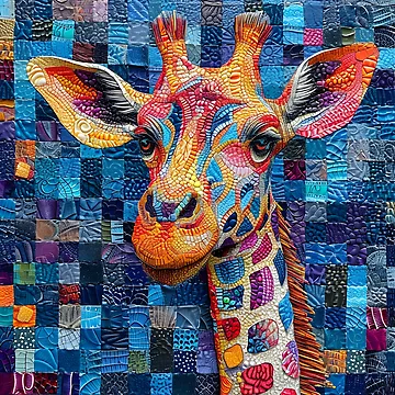 Artwork thumbnail, Pattern Giraff by RiawsShop