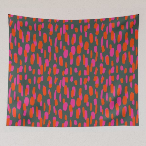 Item preview, Abstract, Pink, Orange and Green, Paint Brush Stroke Effect designed and sold by OneThreeSix.