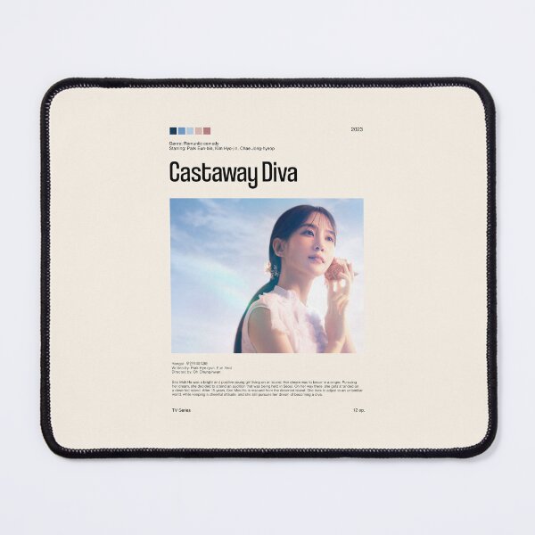 Item preview, Castaway Diva, Minimalist kdrama (2023) designed and sold by PinkandP.