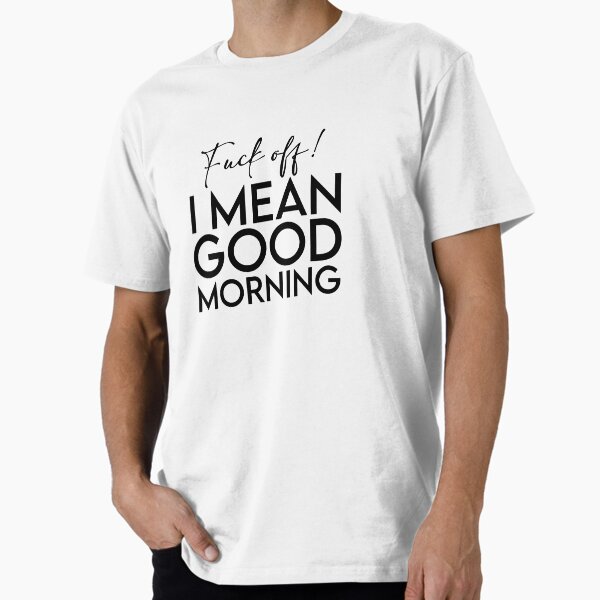 Buenos días Camiseta premium