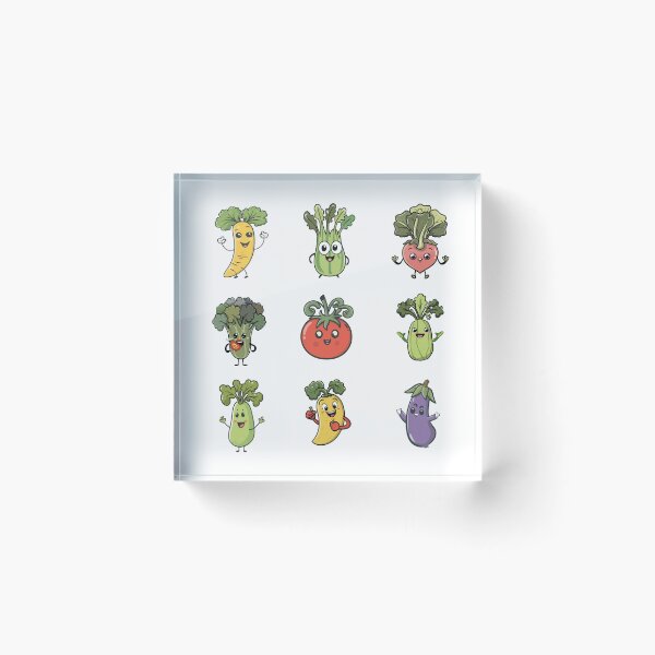 Item preview, Friendly Cute Vegetables designed and sold by Verycutethings.