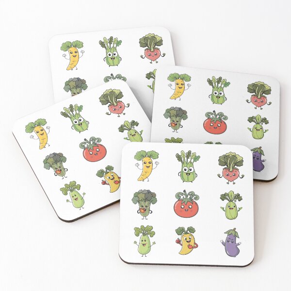 Item preview, Friendly Cute Vegetables designed and sold by Verycutethings.