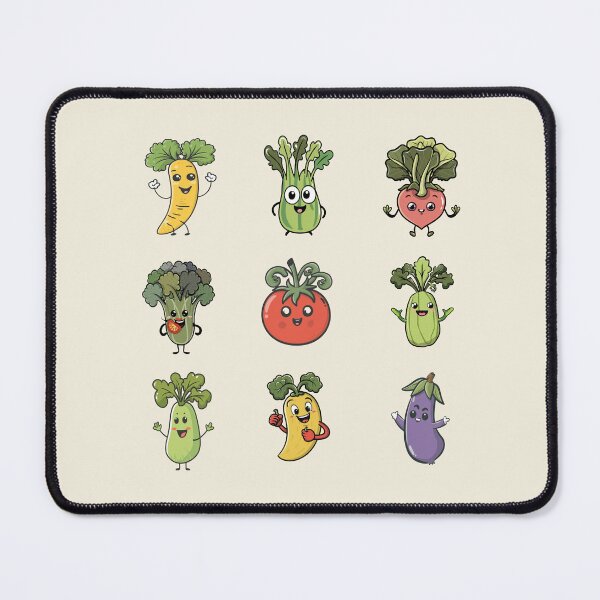 Item preview, Friendly Cute Vegetables designed and sold by Verycutethings.