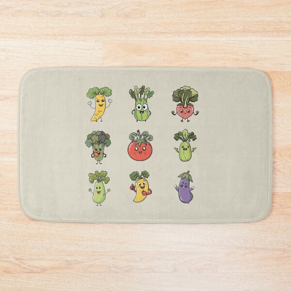 Item preview, Friendly Cute Vegetables designed and sold by Verycutethings.