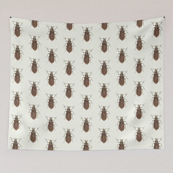 Item preview, Vintage Cerambyx Brown Beetle designed and sold by Piccolo Fiore Prints.