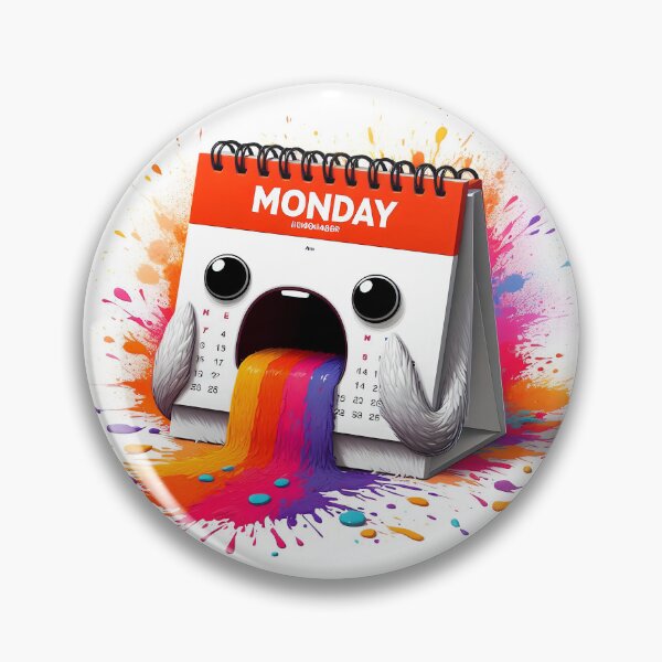 Item preview, Monday Blues, 2024 Calendar, Lazy Mondays designed and sold by TrueArtVibes.