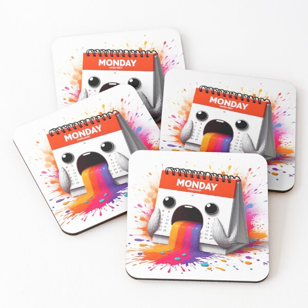 Item preview, Monday Blues, 2024 Calendar, Lazy Mondays designed and sold by TrueArtVibes.