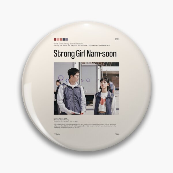 Item preview, Strong Girl Nam-soon, Minimalist kdrama (2023) designed and sold by PinkandP.