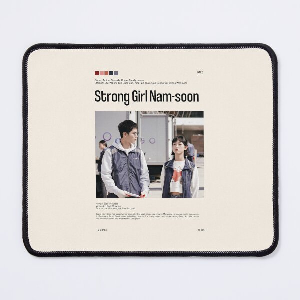Item preview, Strong Girl Nam-soon, Minimalist kdrama (2023) designed and sold by PinkandP.