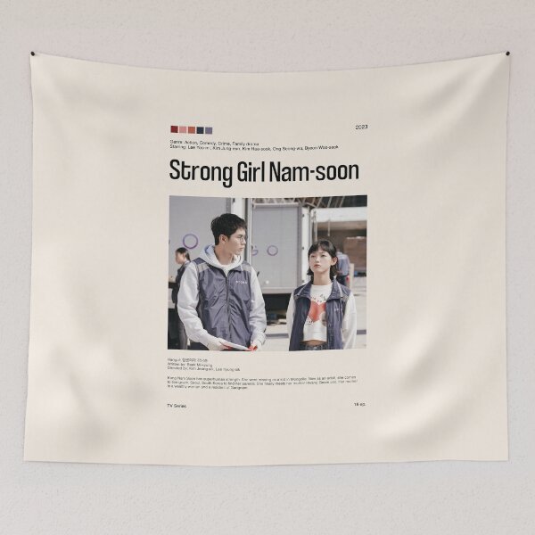 Item preview, Strong Girl Nam-soon, Minimalist kdrama (2023) designed and sold by PinkandP.