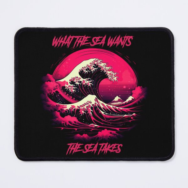 Item preview, What the sea wants the sea takes - The Great Wave off Kanagawa designed and sold by GlitchGrotesque.