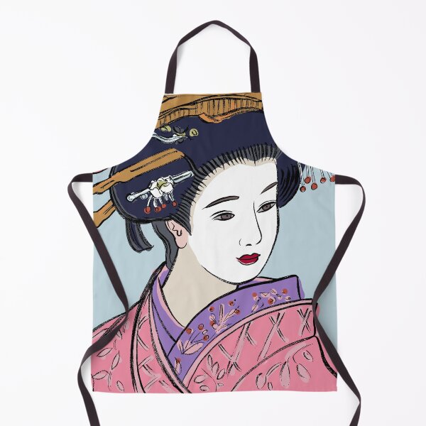 Item preview, Japanese Pop Art Geisha 3 - Hanachiyo - Cutlooseart Illustration By Peter Taylor Ward designed and sold by cutlooseart.