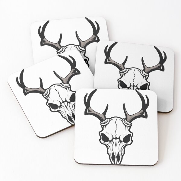Item preview, Whaitail deer skull head  designed and sold by RaselStyleHub.