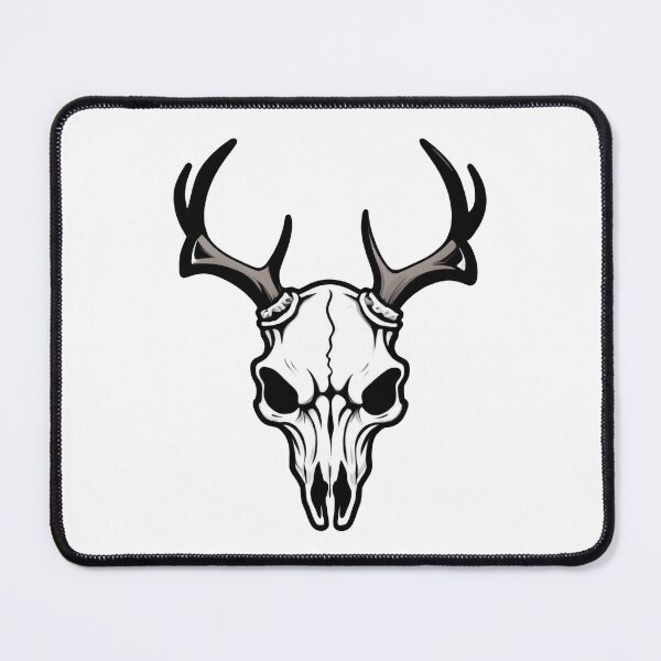 Item preview, Whaitail deer skull head designed and sold by RaselStyleHub.