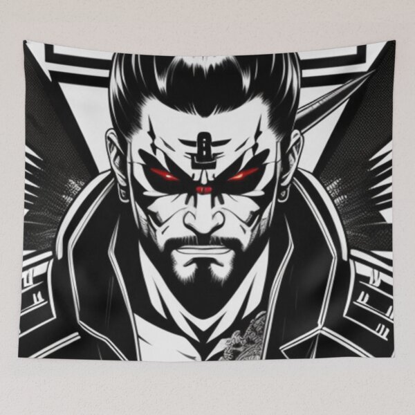 Item preview, cyberpunk samurai Japanese | サイバーパンクサムライ #4 designed and sold by Nagikseyanart.