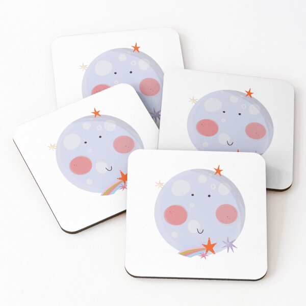 Item preview, Happy little moon designed and sold by Bloomsburrowers.