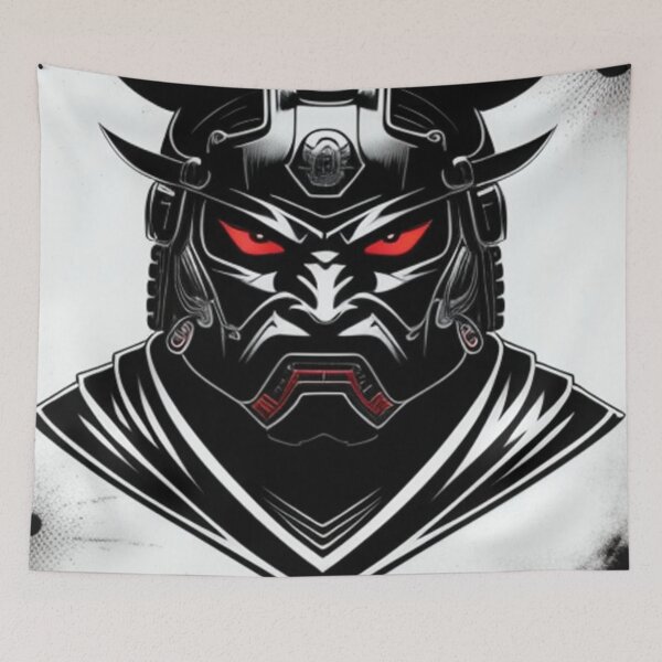 Item preview, cyberpunk samurai Japanese | サイバーパンクサムライ #6 designed and sold by Nagikseyanart.