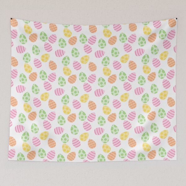 Item preview, pastel painted easter eggs designed and sold by dottiedigitals.