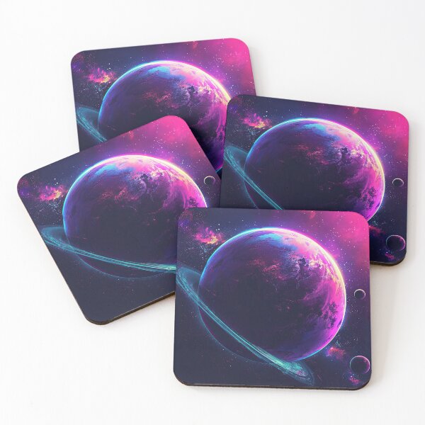 Item preview, Spectral Orbits: Planetary Harmony in Neon Hues designed and sold by Nick Seidel.