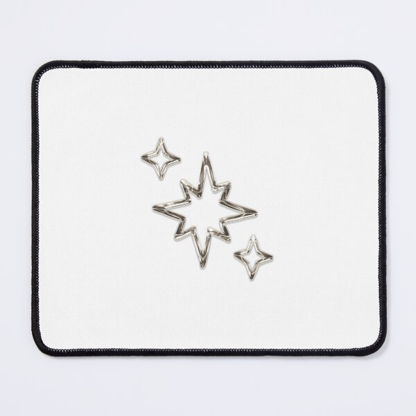 Item preview, three silver chrome stars designed and sold by lunatiris.