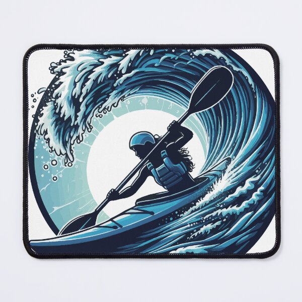 Item preview, Blue kayak surf designed and sold by Kajakfoto.