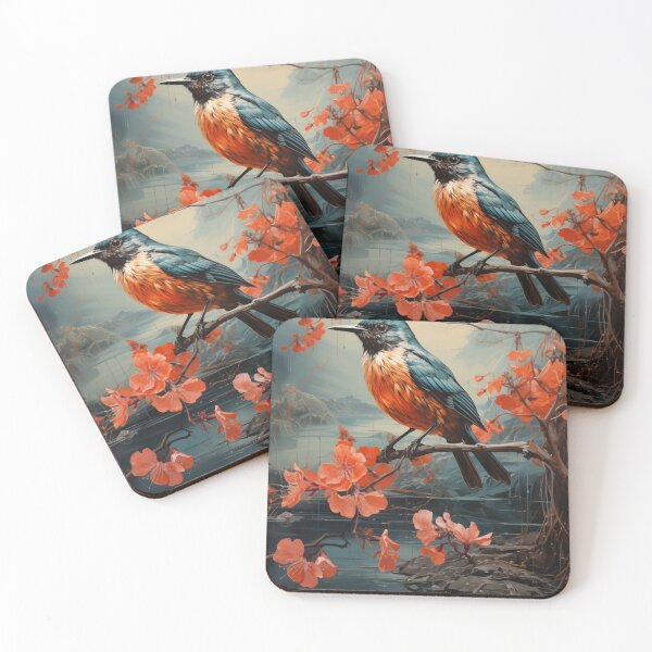 Item preview, Rufous hummingbird art designed and sold by Rockwpapart.