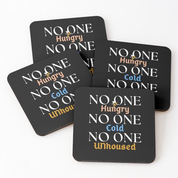 Item preview,  no on hungry no one cold no one unhoused designed and sold by FekihShop.