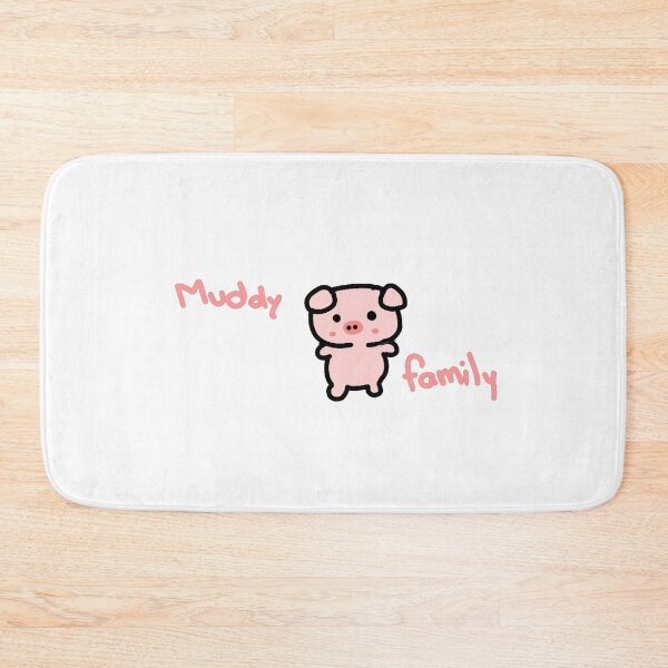 Item preview, Muddy Family ,piggy family doodle Art designed and sold by ChocoCafeShop.