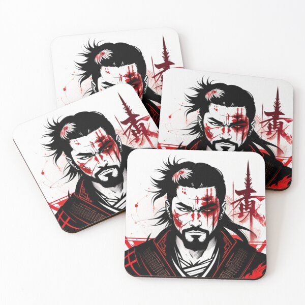 Item preview, cyberpunk samurai Japanese | サイバーパンクサムライ #8 designed and sold by Nagikseyanart.