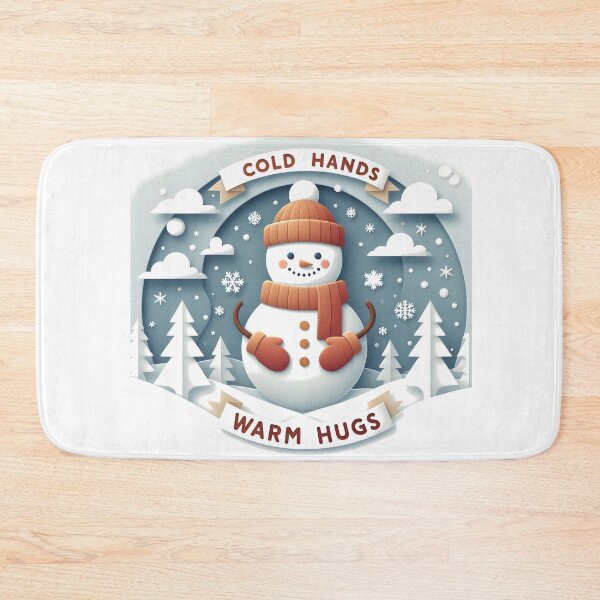 Item preview, Snowman: Cold hands, warm hugs designed and sold by Dungeon-Depot.