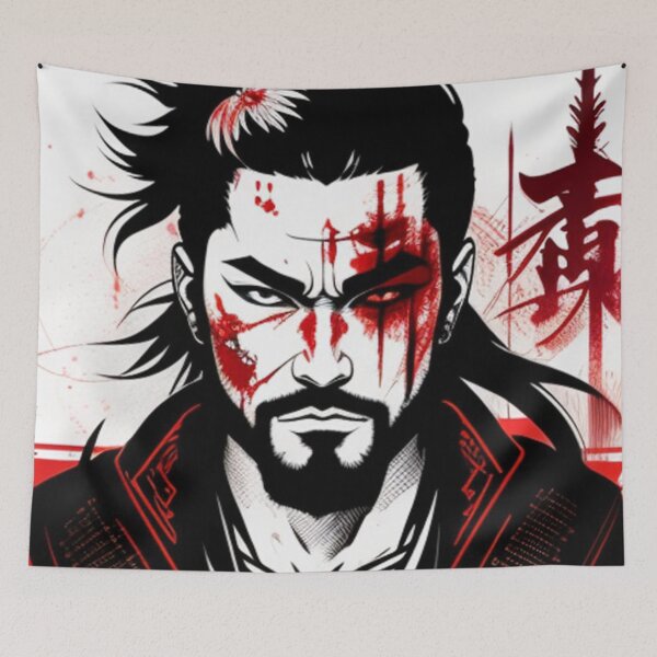 Item preview, cyberpunk samurai Japanese | サイバーパンクサムライ #8 designed and sold by Nagikseyanart.
