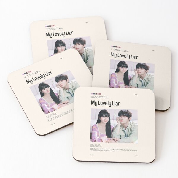 Item preview, My Lovely Liar, Minimalist Kdrama (2023) designed and sold by PinkandP.