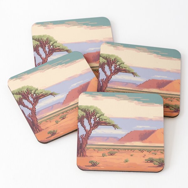 Item preview, Sossusvlei, Namibia - Pixel Art designed and sold by Pixelartshirt.