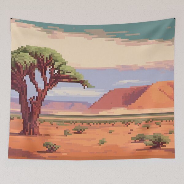 Item preview, Sossusvlei, Namibia - Pixel Art designed and sold by Pixelartshirt.