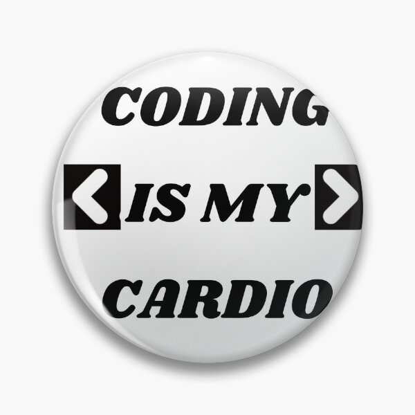 Item preview, Coding is my Cardio designed and sold by Velustro Shop.