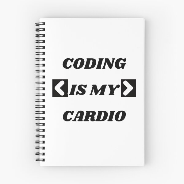 Item preview, Coding is my Cardio designed and sold by Velustro Shop.
